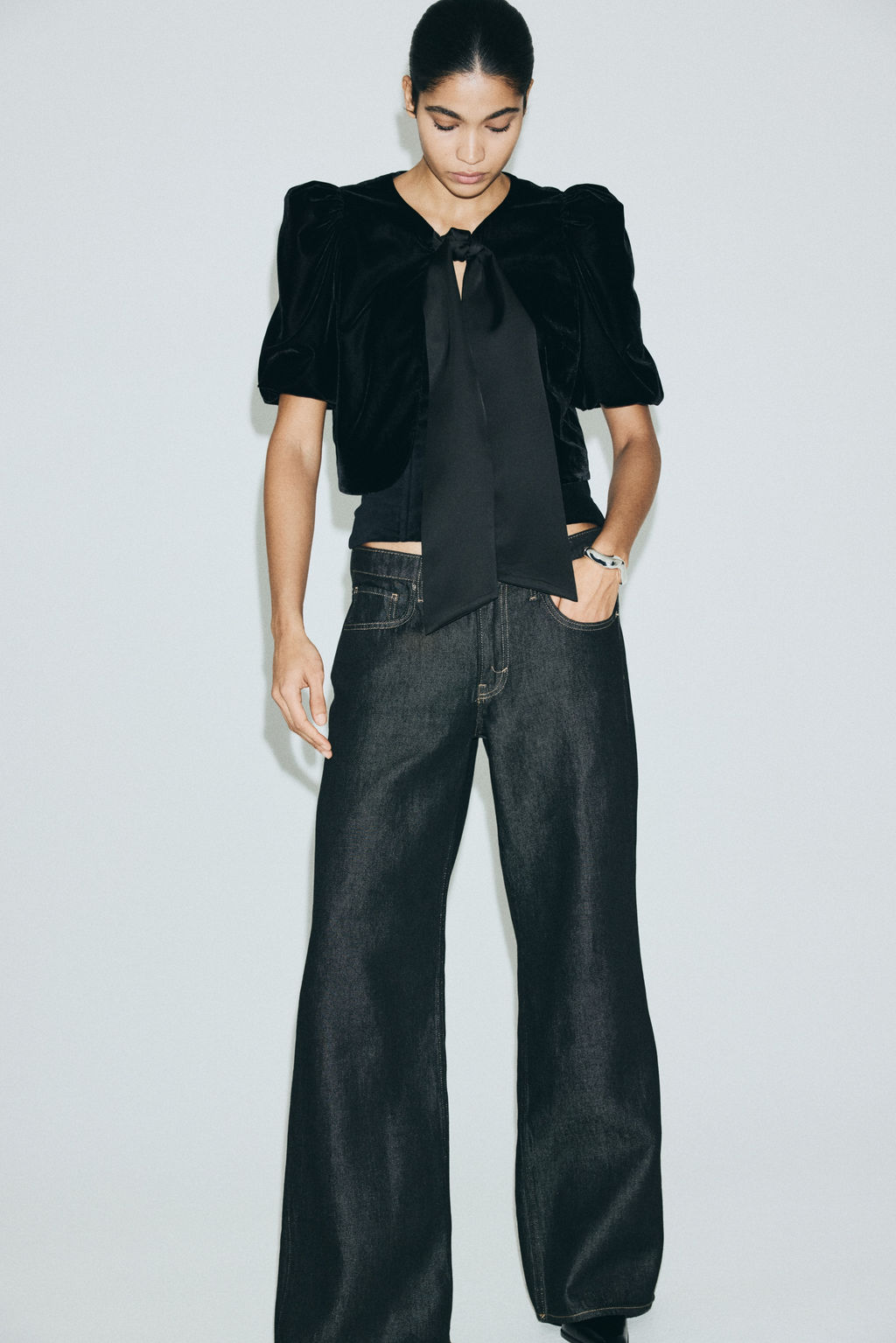 Top con manga puffy - H&m фото 7