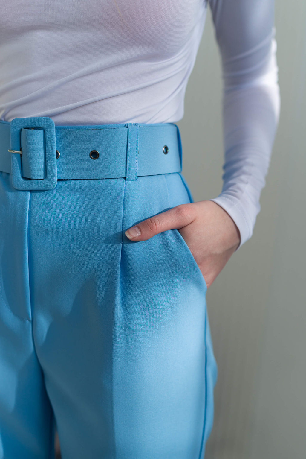 Брюки Стоун Bordo (голубой)* - Nadi bordo фото 6