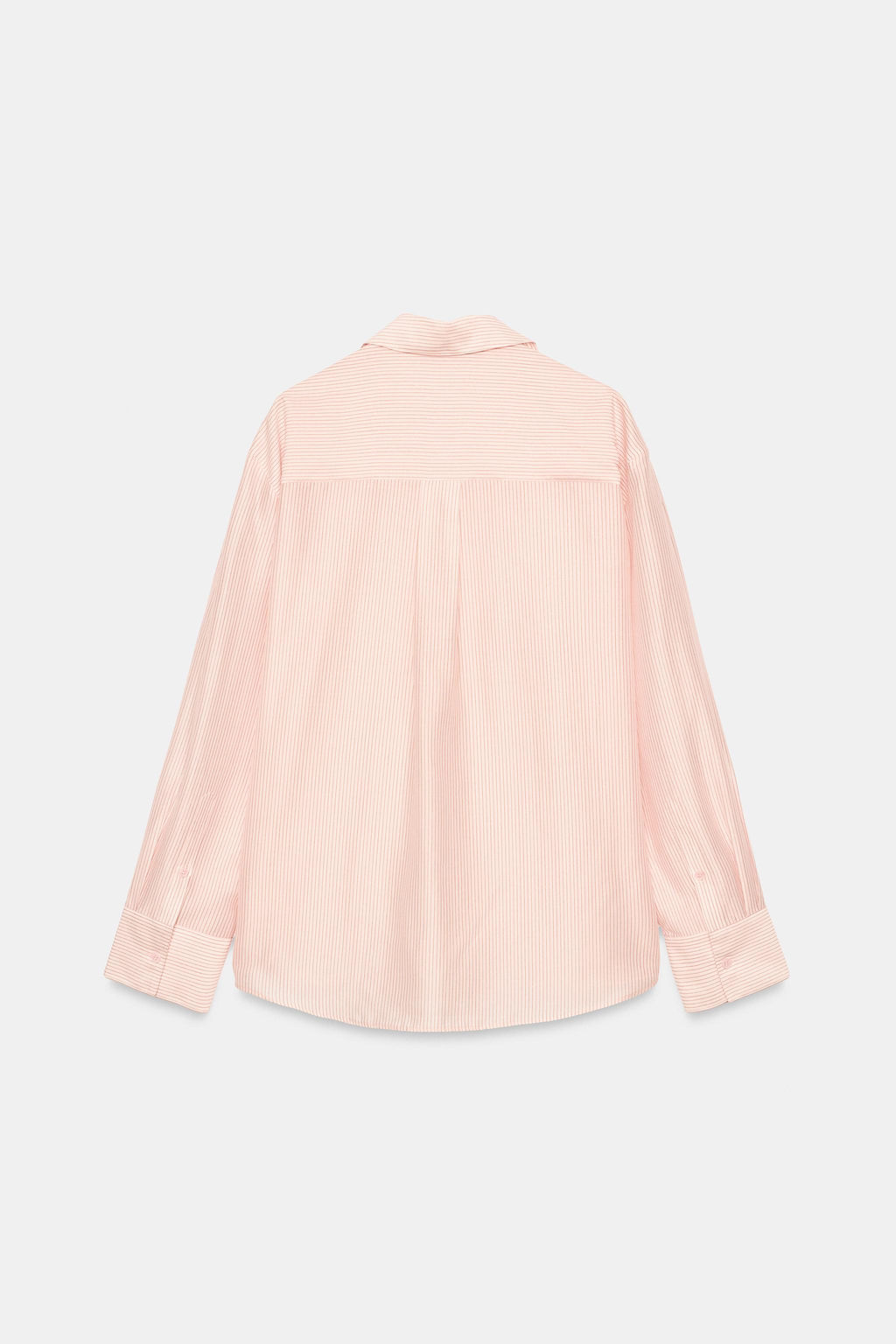 CAMISA LISA ZW COLLECTION / rayas - Zara фото 4