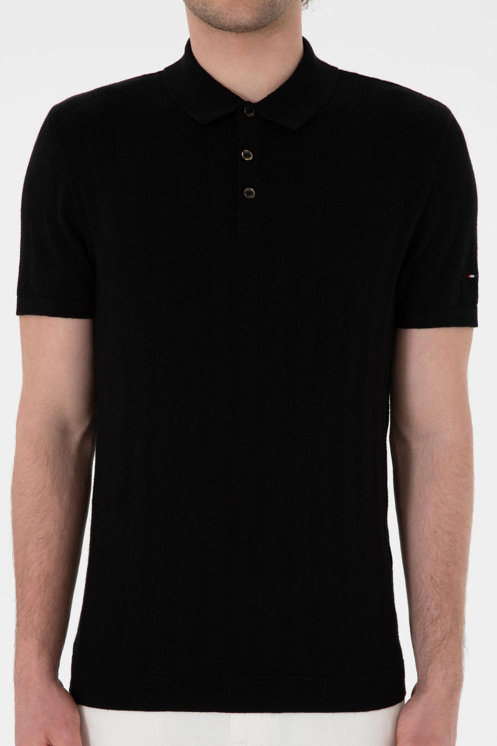 Erkek Slim Fit Polo Yaka Siyah Triko Ti__rt Sepette S_rpriz _ndirim - U.s. polo assn фото 6