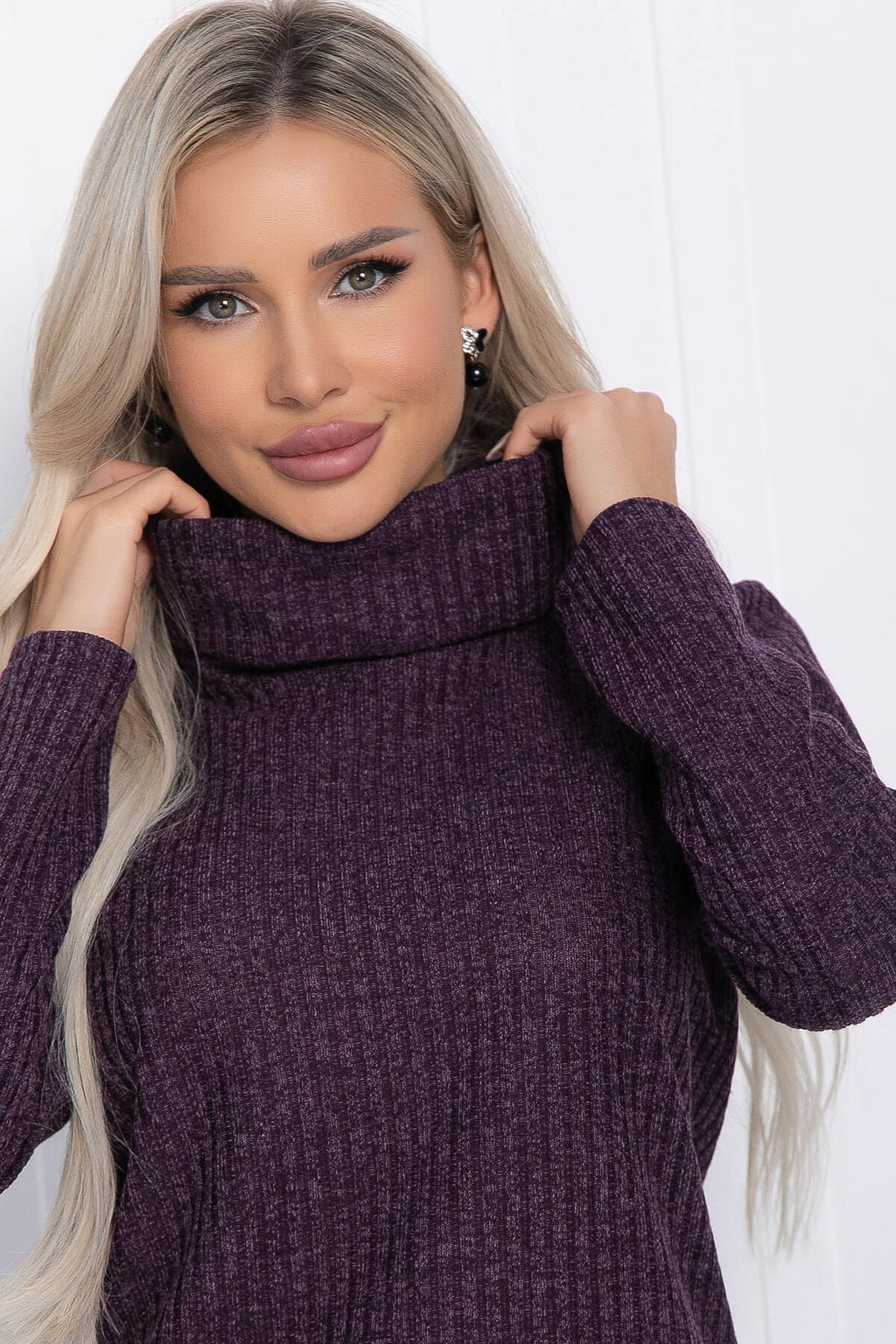 Водолазка Милла (фиолетовая) Б12258-4 - Lt collection фото 3