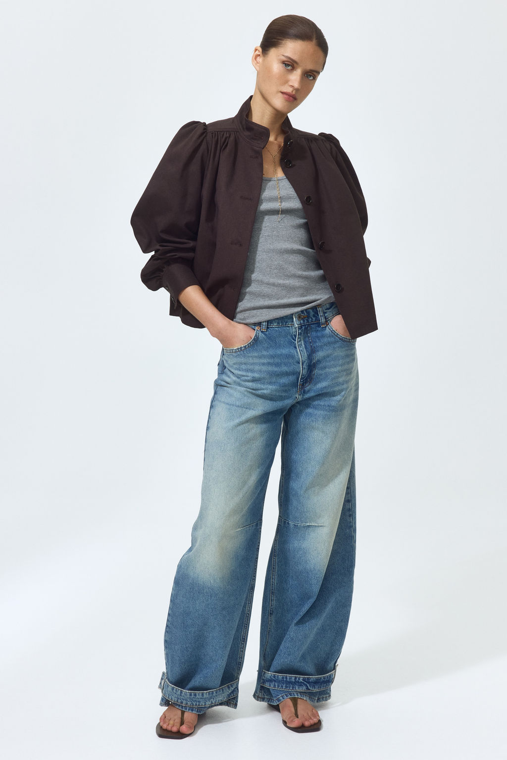 Barrel High Waist Jeans - H&m фото 2