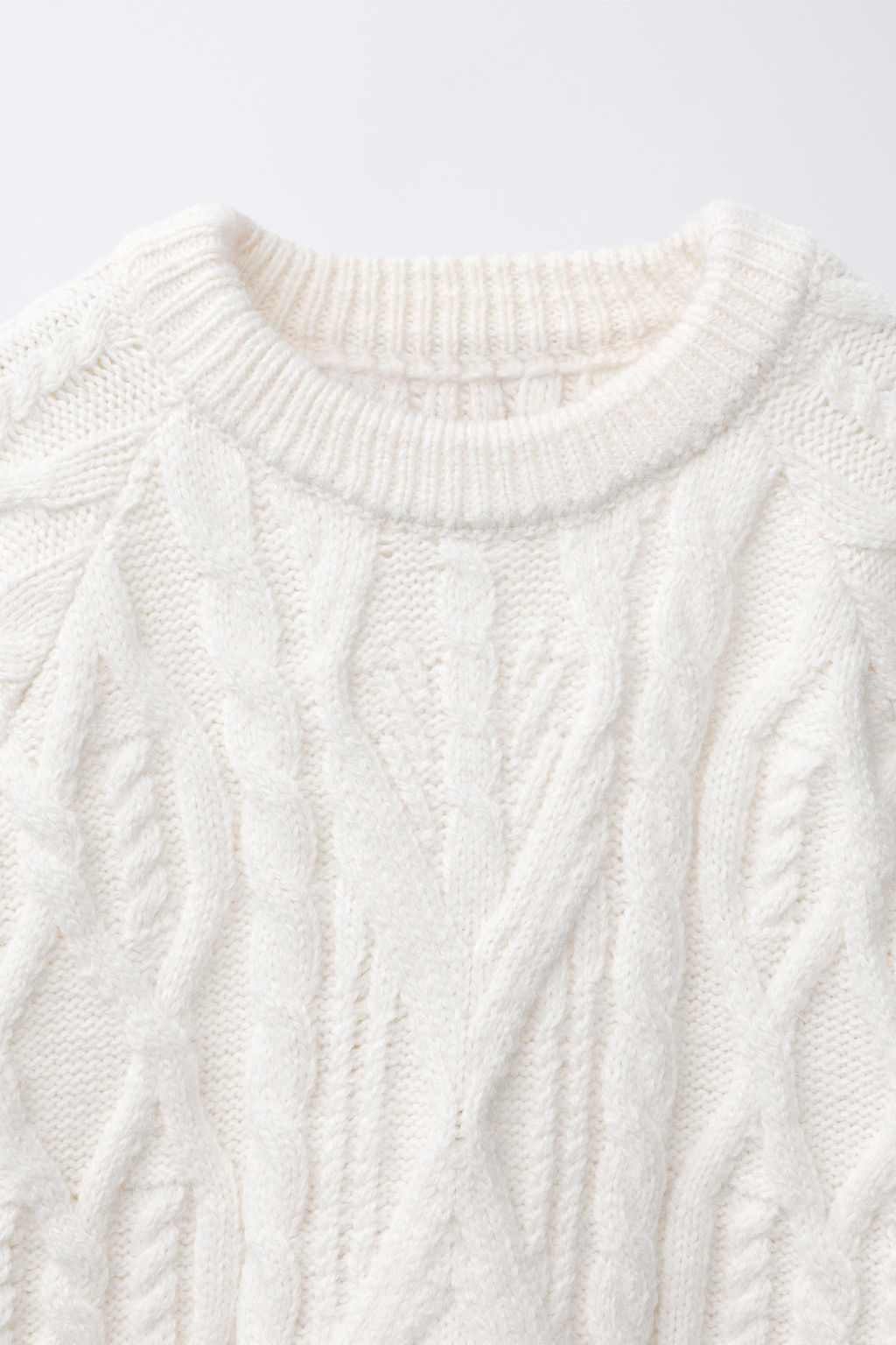 CABLE-KNIT SWEATER - Zara фото 3