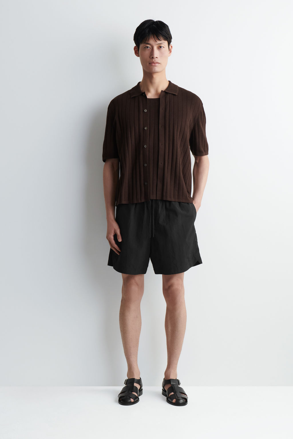 BA?ADOR DE NAILON WIDE LEG CON AJUSTE DE CORD?N - H&m фото 2