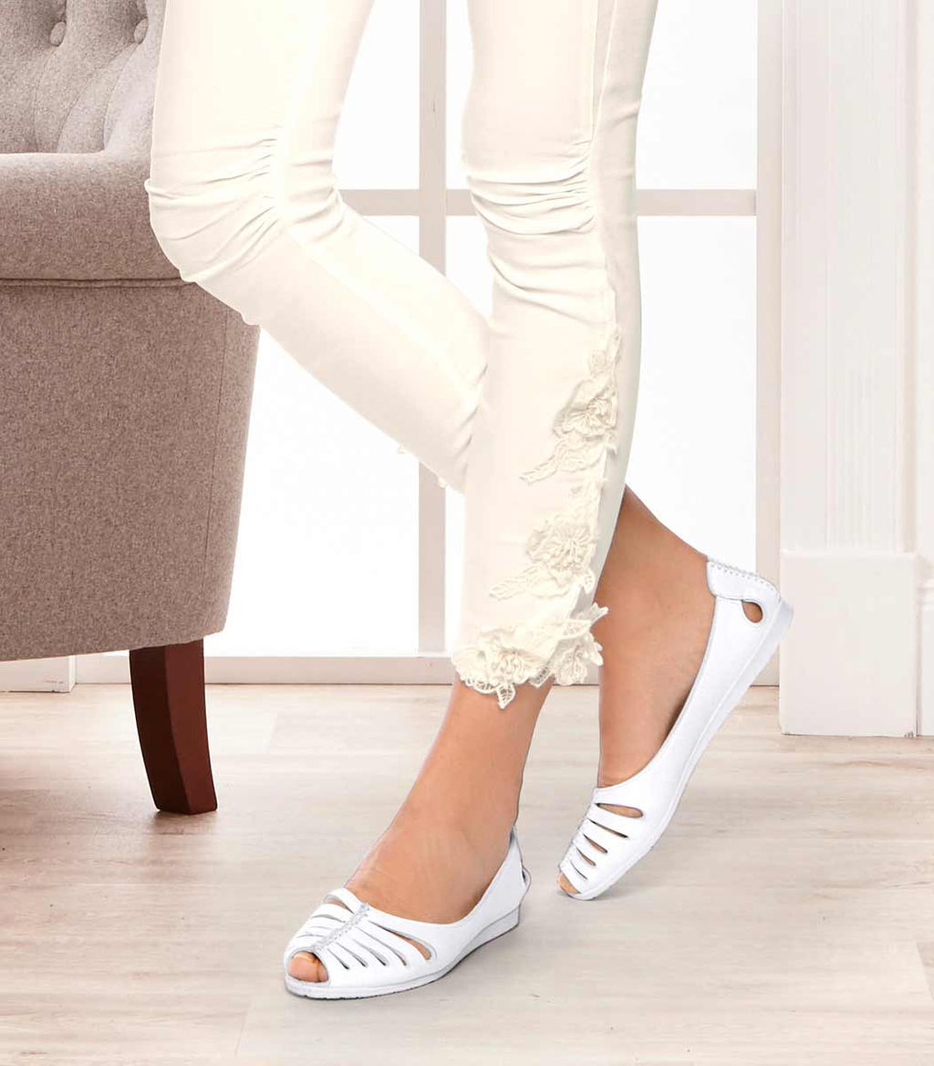 Леггинсы, бело-серые - Ashley brooke фото 8