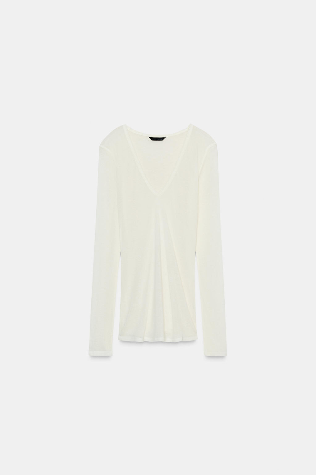 V-NECK T-SHIRT - Zara фото 7