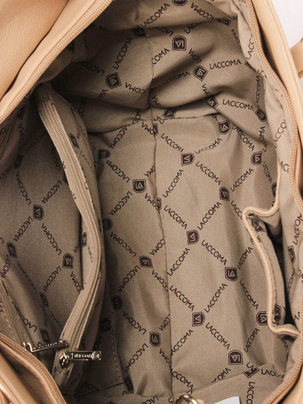 LACCOMA сумка Анна-бежевый эко кожа хлопок