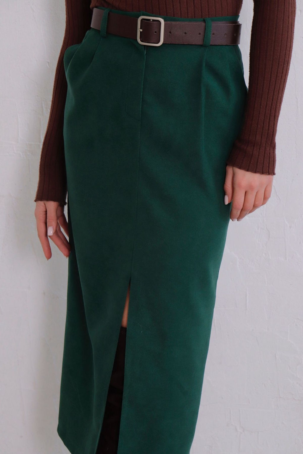 Юбка миди-макси с разрезом спереди - Martichelli фото 151