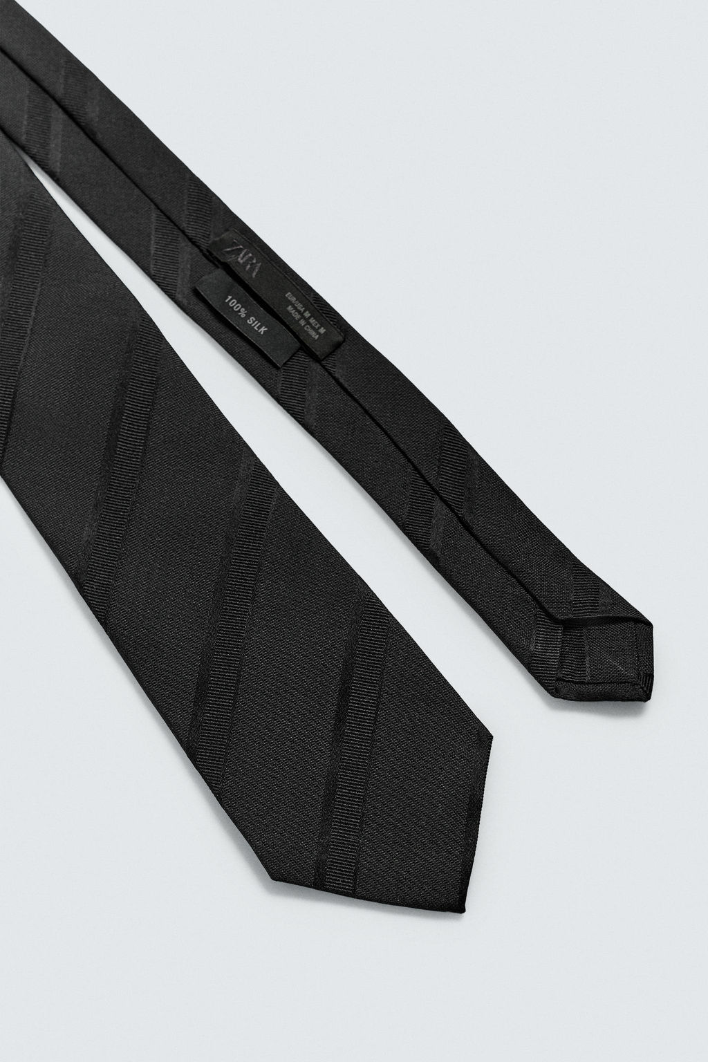 100% SILK STRIPED TIE - Zara фото 4
