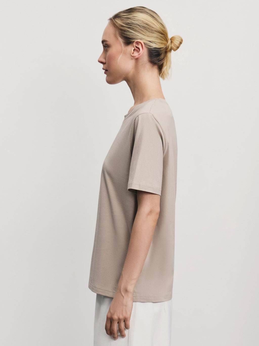 Базовая футболка из хлопка / Zarina фото 5