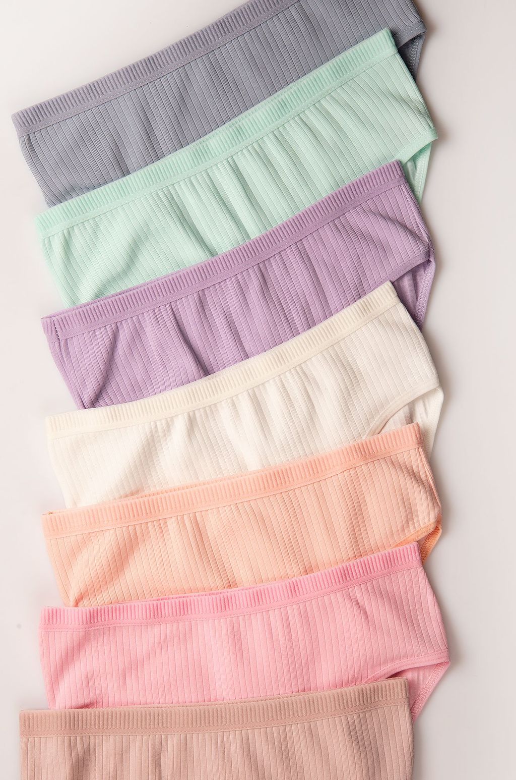 Трусы для девочки в рубчик 7 шт. Nicoletta  фото 3