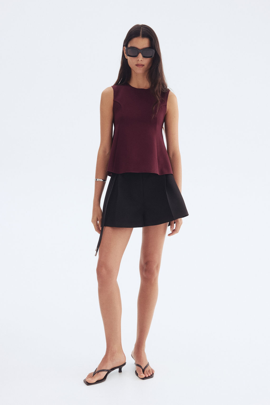 Top interlock con peplum - H&m фото 4