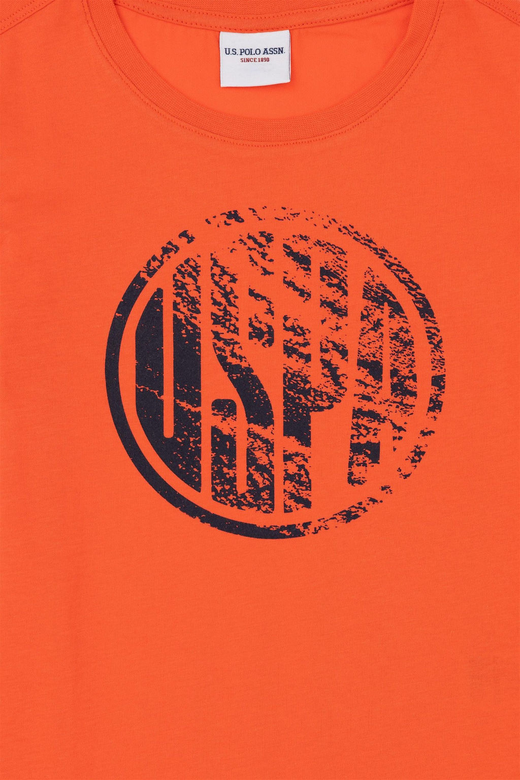 U. S. Polo Assn / Базовая футболка с круглым вырезом цвета граната для мальчиков - U.s. polo assn фото 3