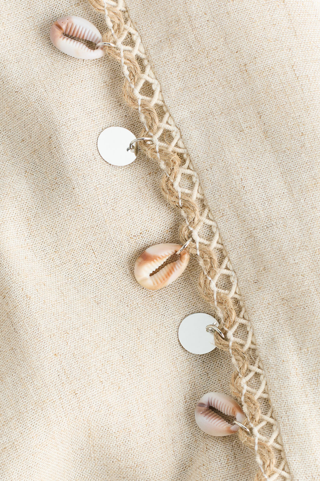 Pantal?n en mezcla de lino con detalle decorativo - H&m фото 6