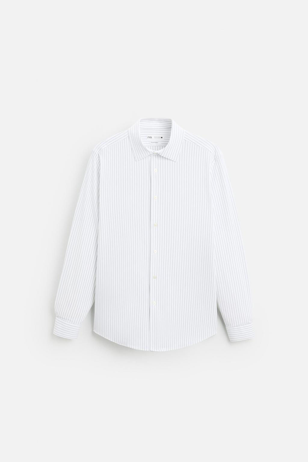 TEXTURED STRETCH SHIRT - Zara фото 6