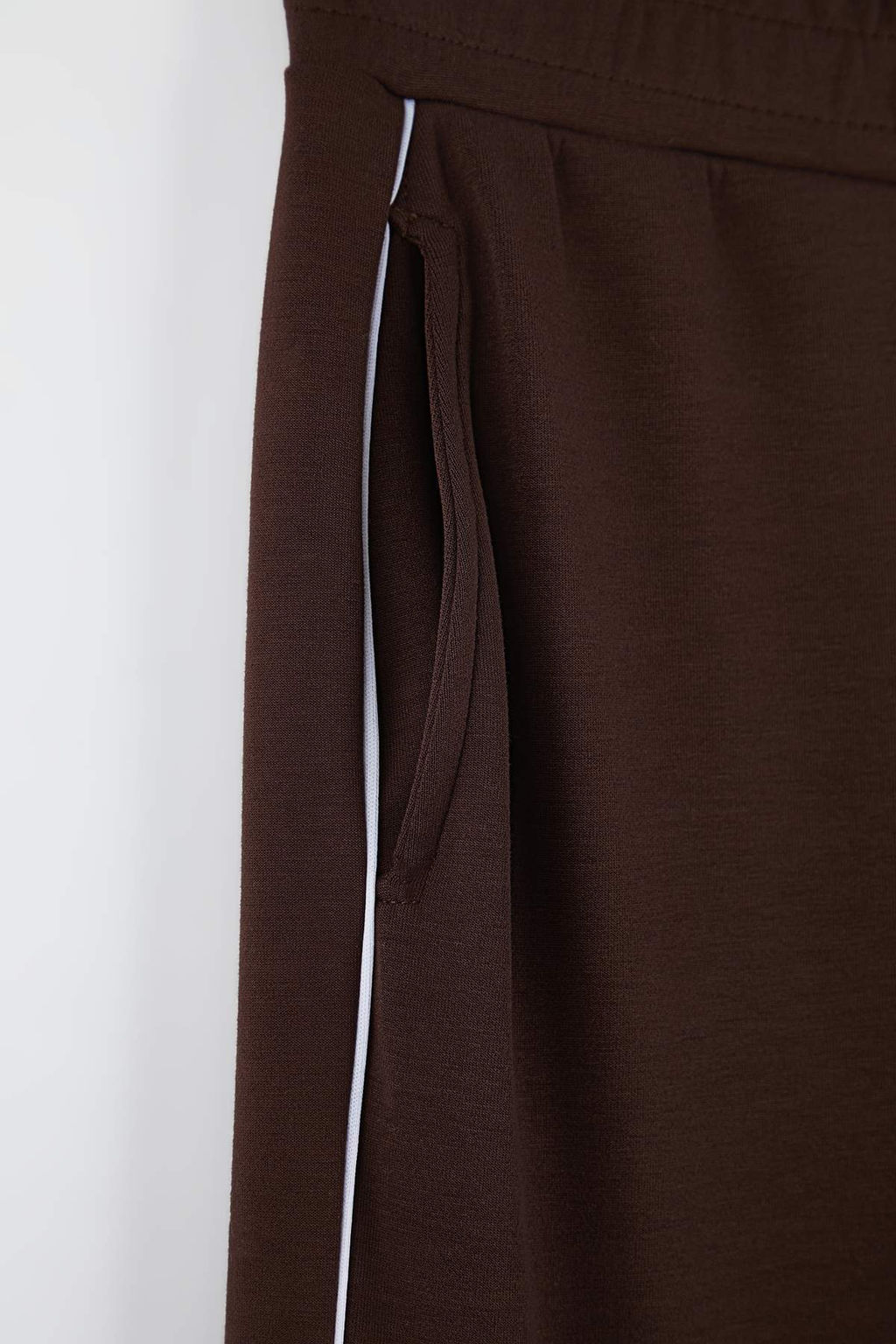 Bordo Biyeli Wide Leg/Genis Paca Orme Spor Esofman Alt? THMAW26EA00001 - Trendyolmilla фото 19