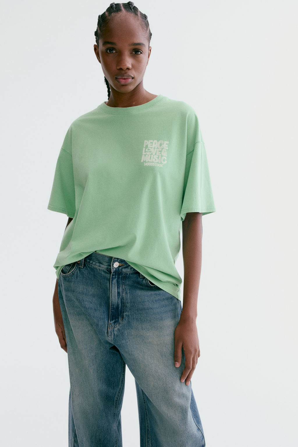 Camiseta oversize con motivo estampado - H&m фото 9
