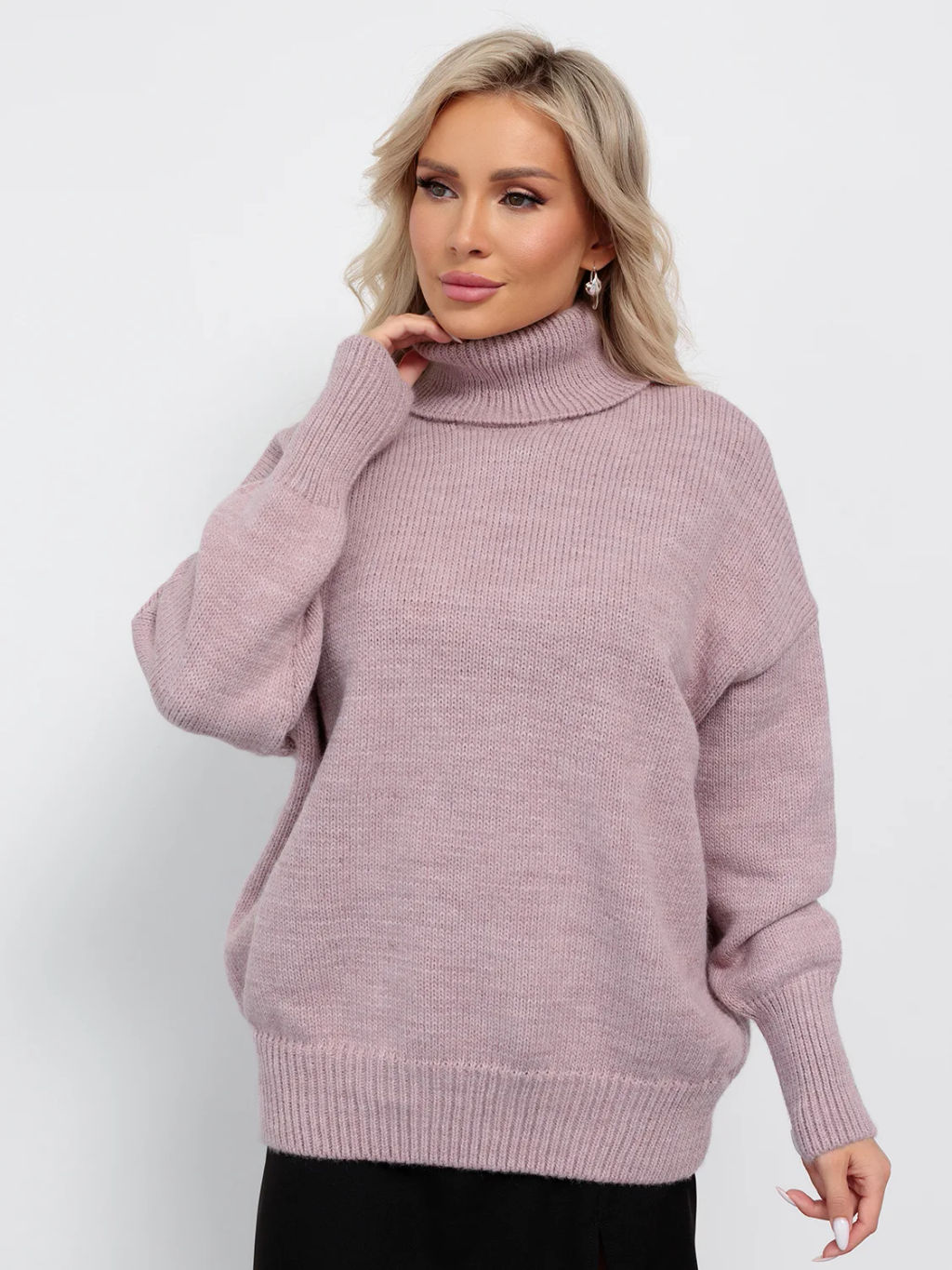 JETTY Джемпер вязаный свитер с горлом  фото 36