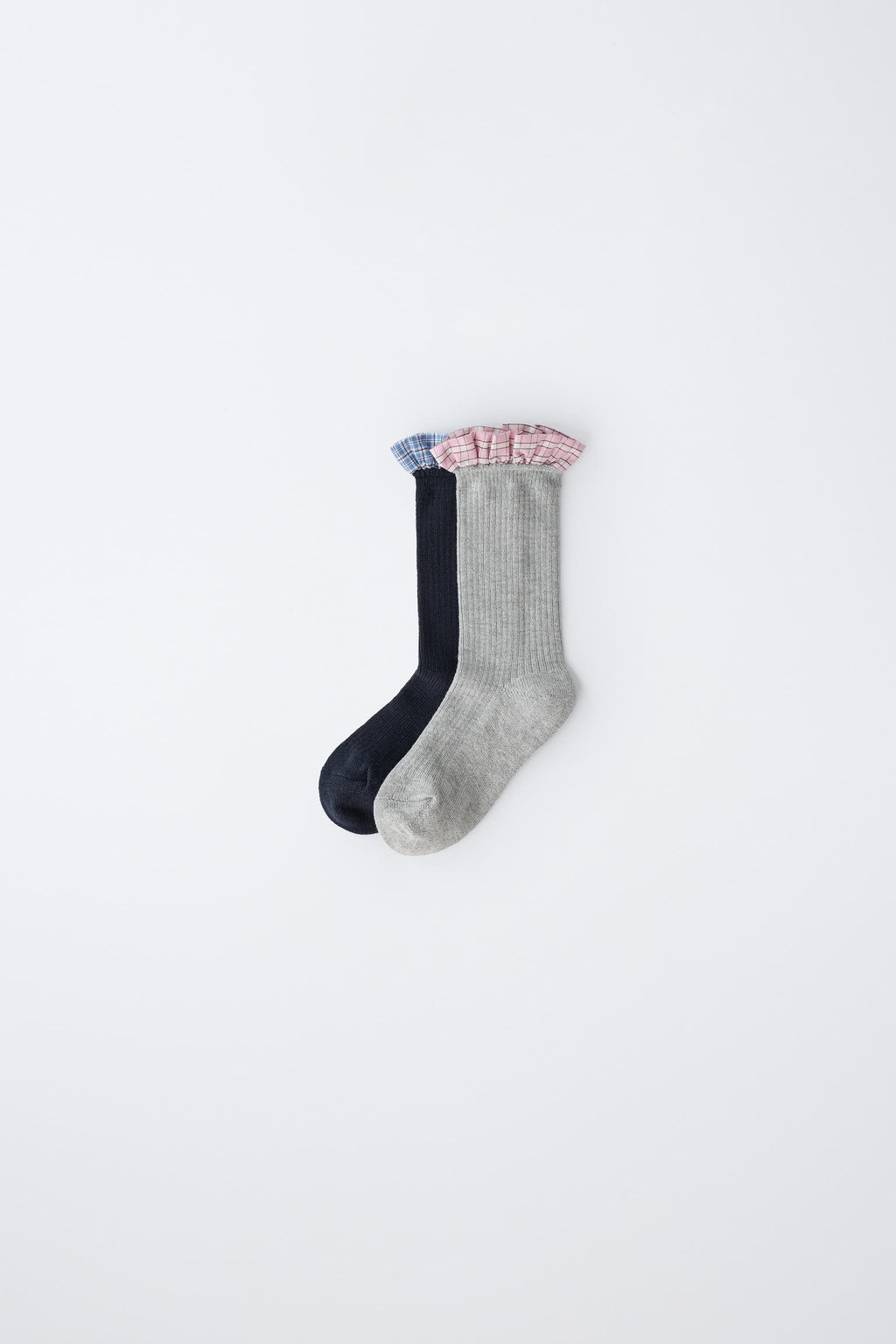 2-PACK OF SOCKS WITH RUFFLE TRIM - Zara фото 9