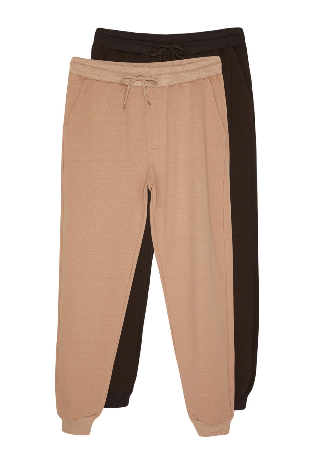 TRENDYOL MAN Gri-Siyah Regular/Normal Kesim Pacas? Lastikli Jogger 2li Paket Esofman Alt? TMNAW22EA0279 - Trendyolmilla фото 3