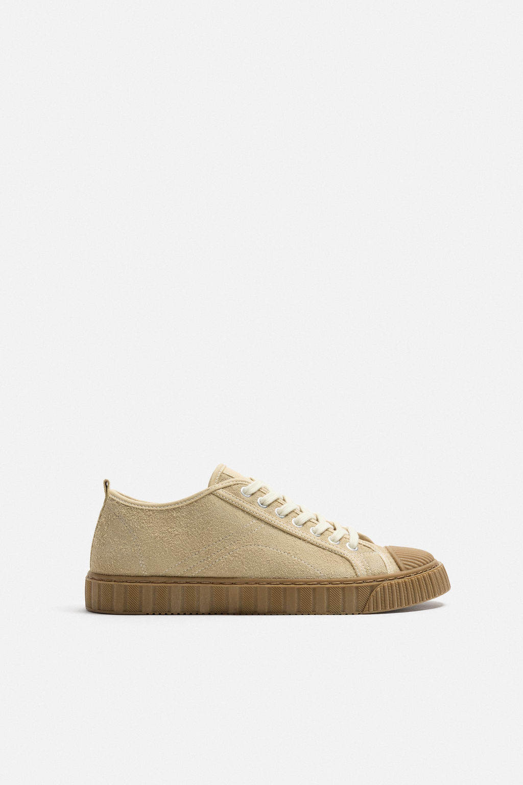 CONTRAST LEATHER TRAINERS - Zara фото 4