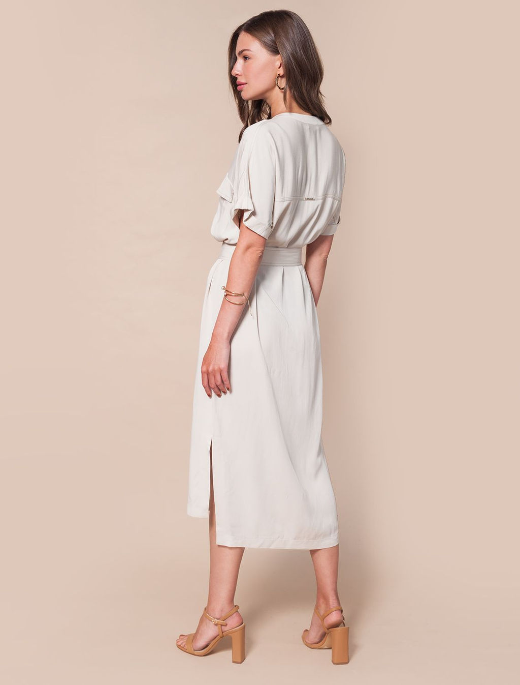 Платье-рубашка из премиальной вискозы