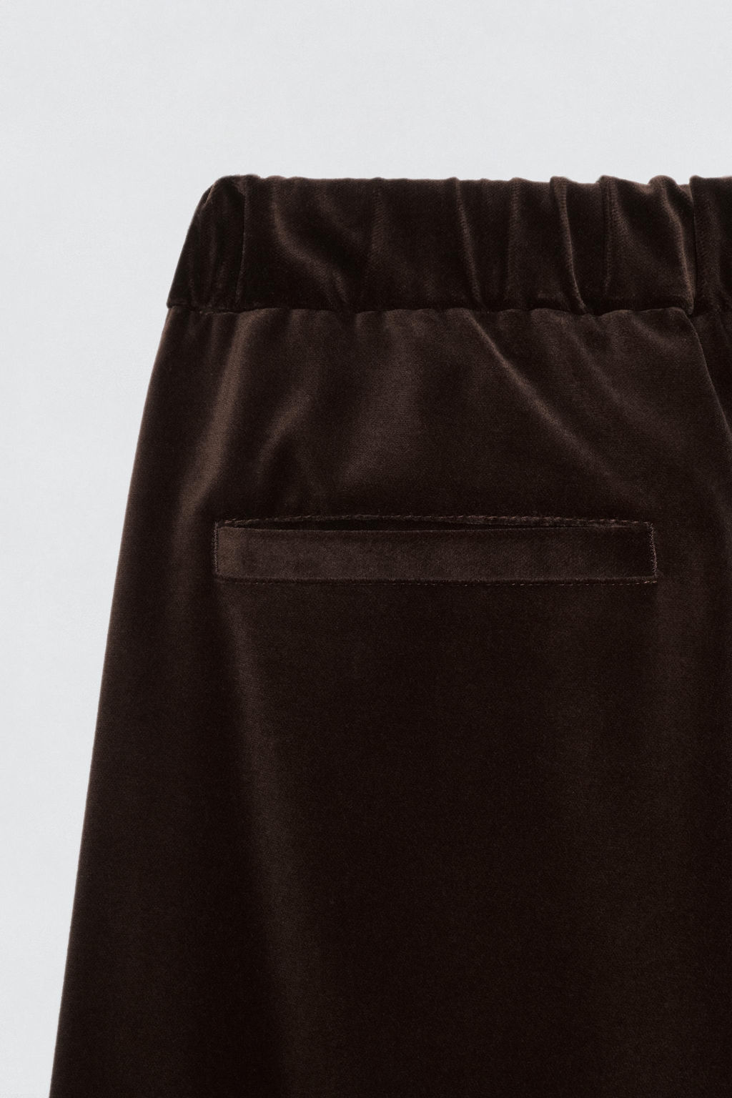 RELAXED FIT VELVET TROUSERS SOSHIOTSUKI X ZARA  фото 16