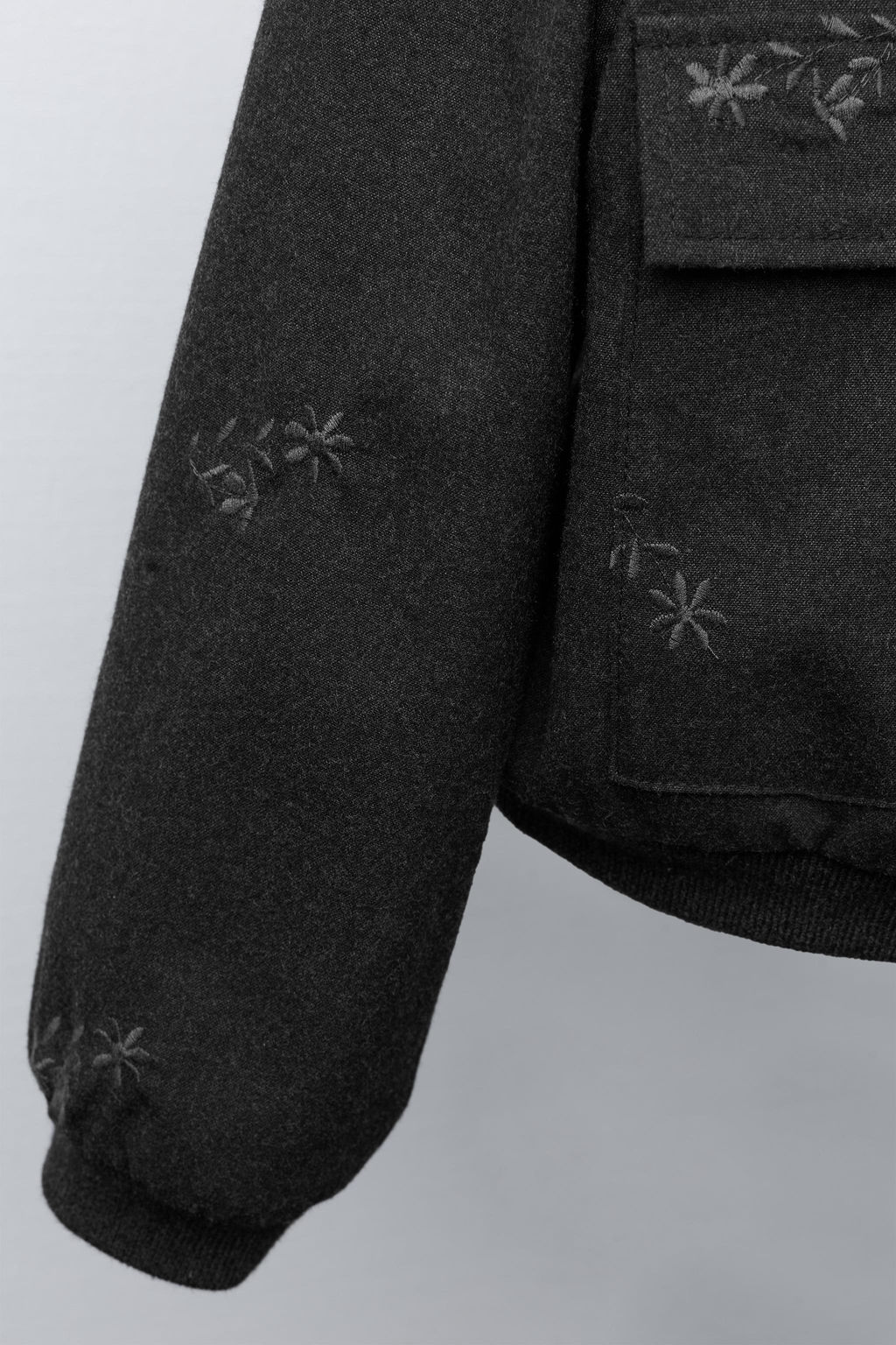 EMBROIDERED FLOWERS BOMBER JACKET - Zara фото 6