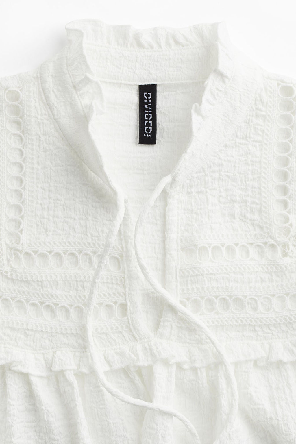 Blusa oversize con ribetes de volante - H&m фото 6
