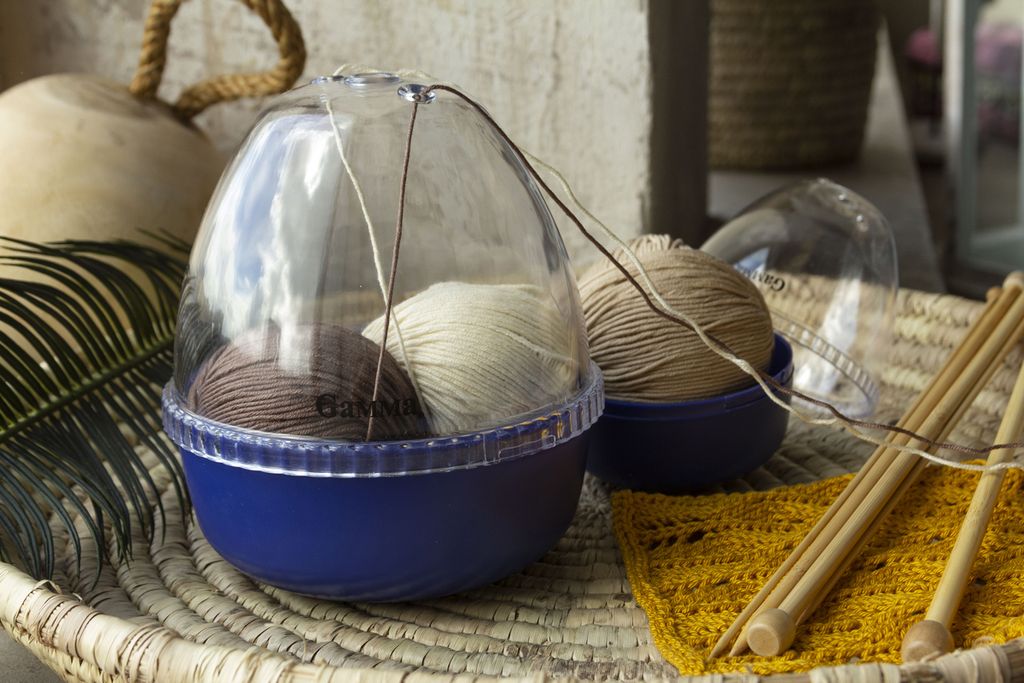 Для вязания Gamma YRK-01 контейнер для пряжи пластик малый