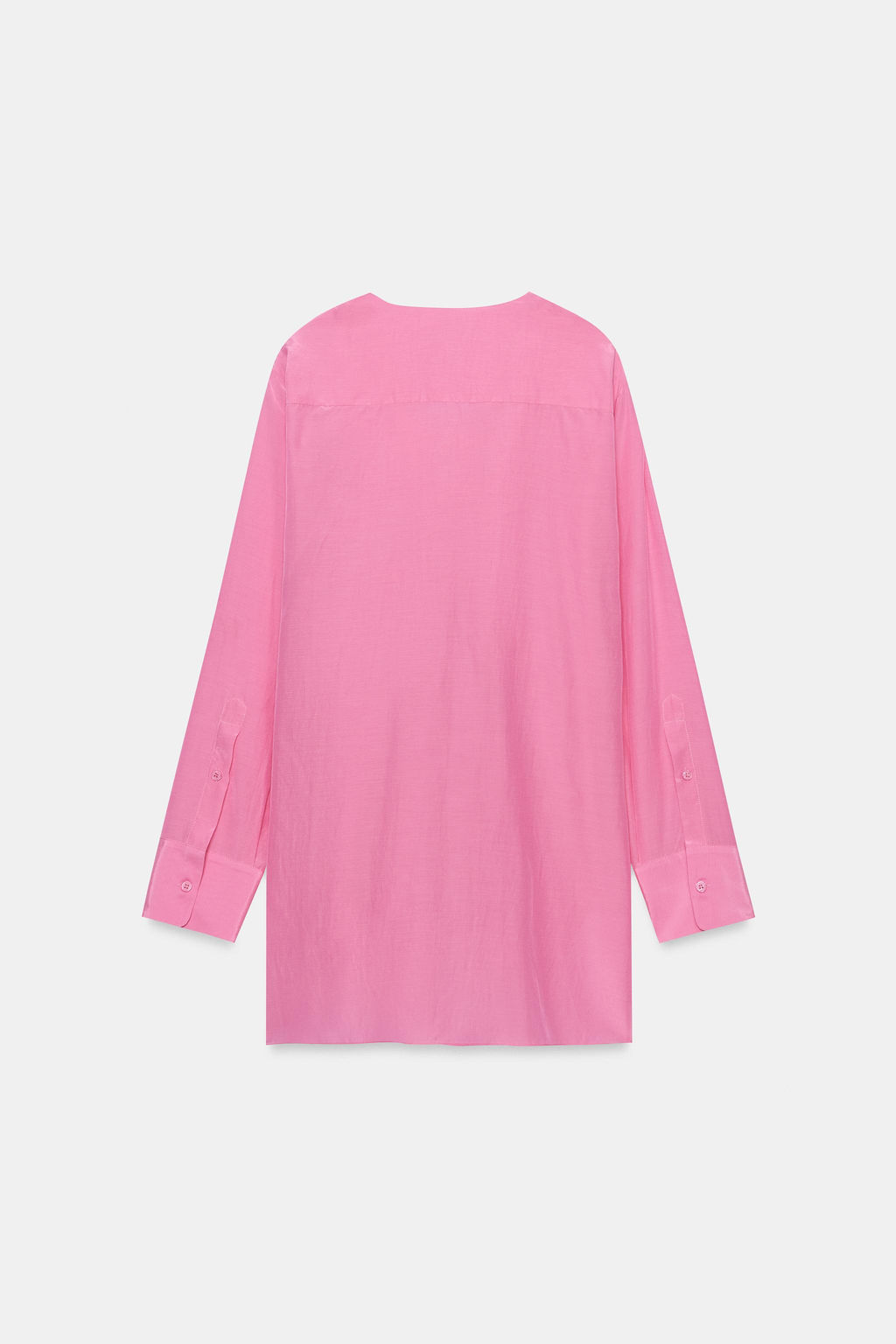 BLUSA FLUIDA LAZADAS ZW COLLECTION / Chicle - Zara фото 10