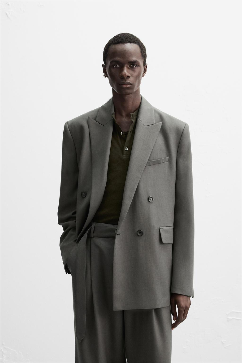 DOUBLE-BREASTED SUIT BLAZER X NANUSHKA - Zara фото 11