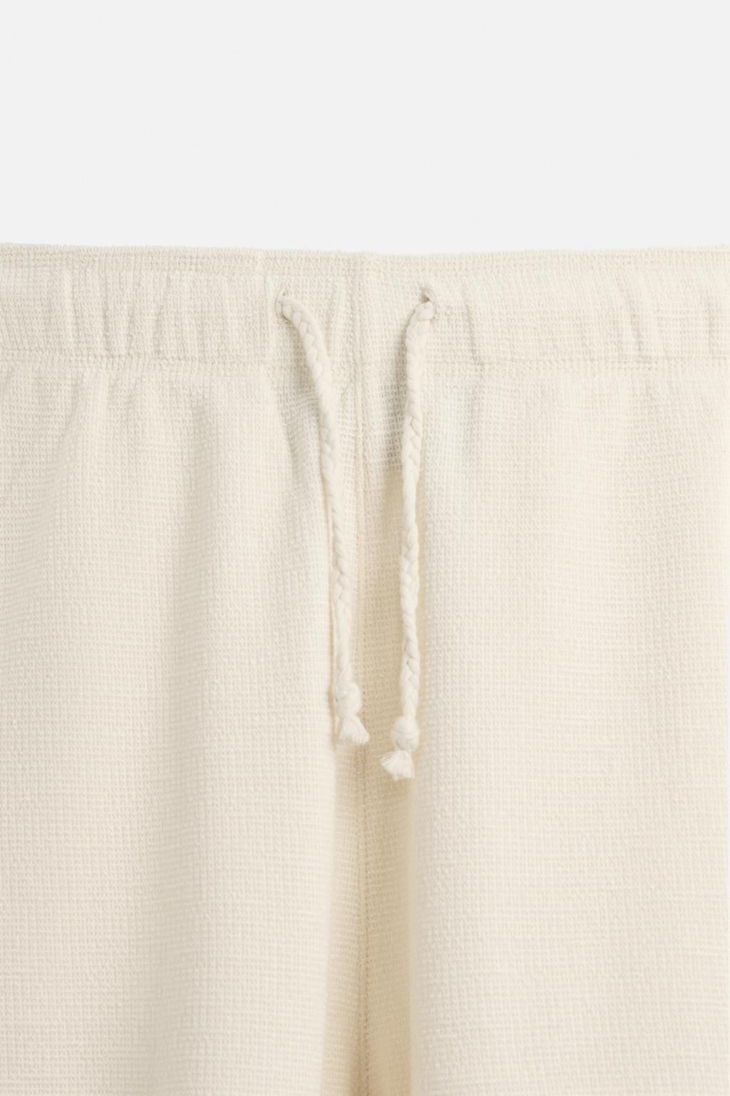 TEXTURED RELAXED FIT BERMUDA SHORTS - Zara фото 9