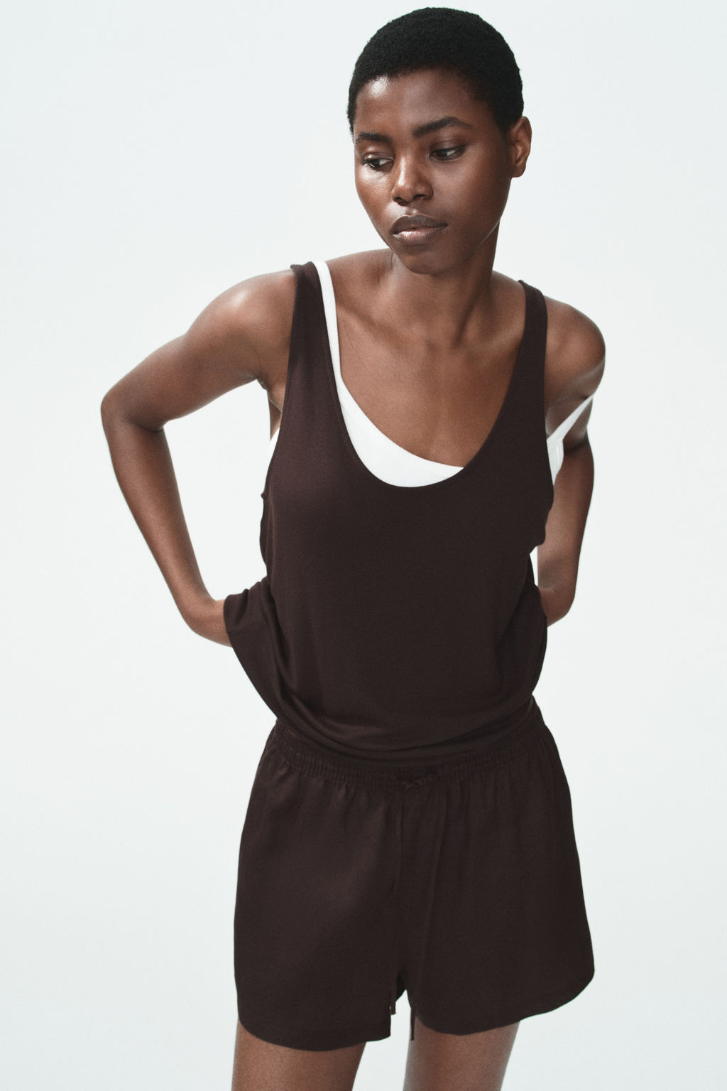 Top con escote en U - H&m фото 8