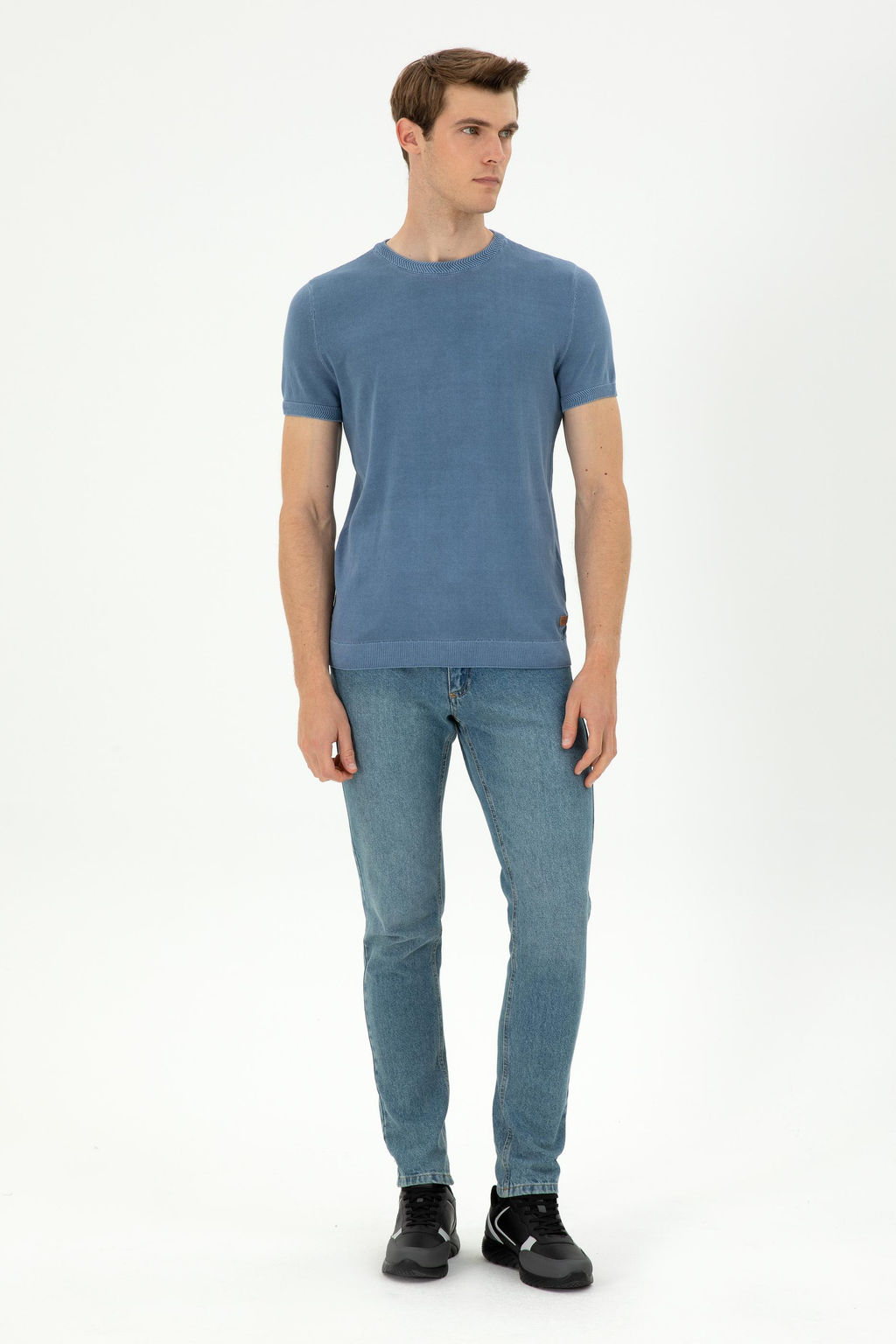 Мужской свитер цвета индиго Неожиданная скидка в корзине - U.s. polo assn фото 4