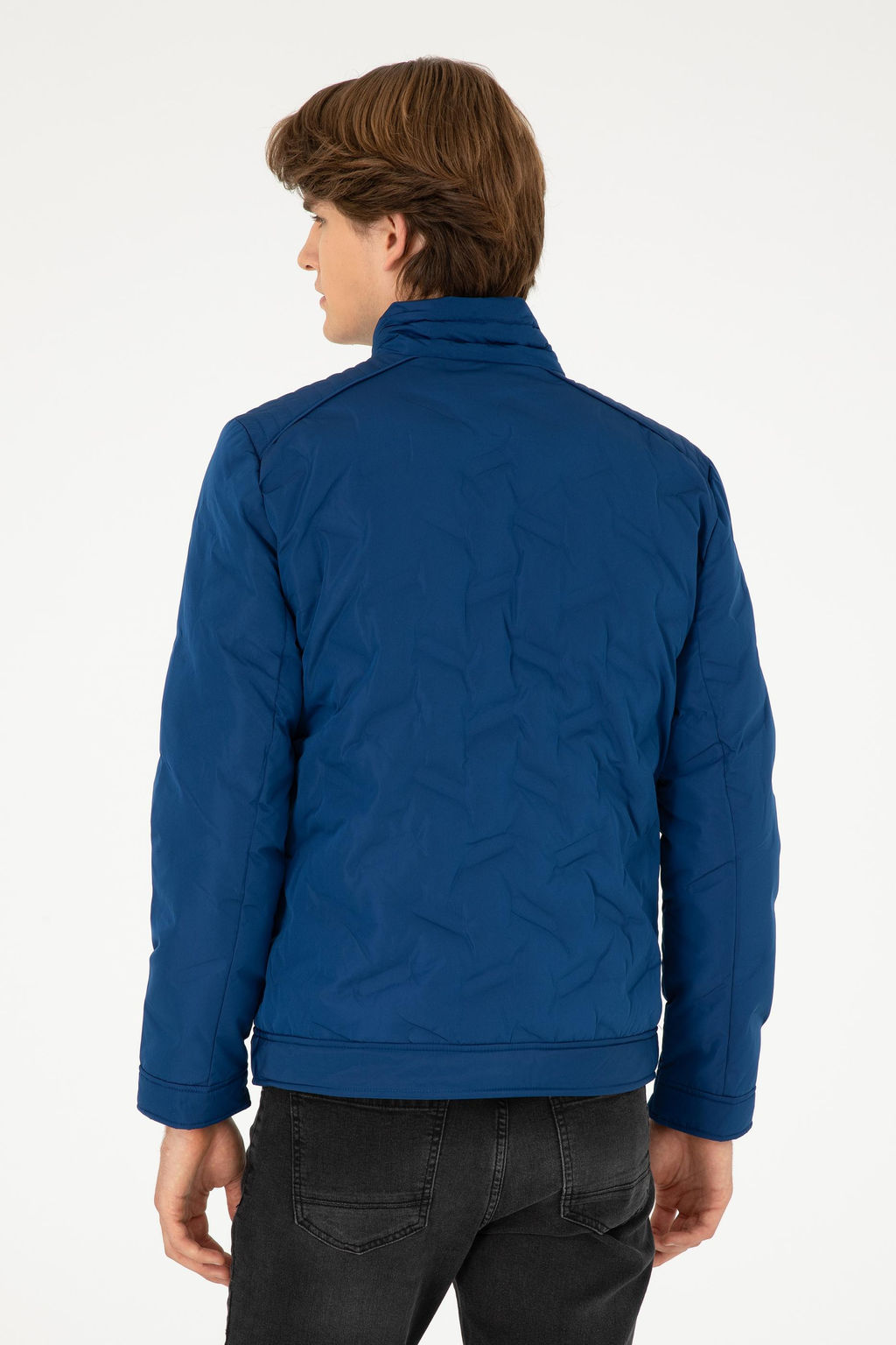 Мужское пальто цвета индиго Неожиданная скидка в корзине - U.s. polo assn фото 5
