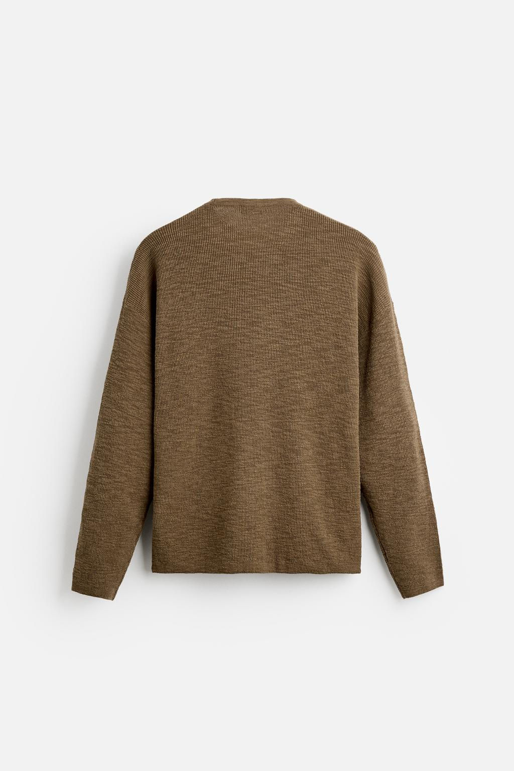 RUSTIC TEXTURED SWEATER - Zara фото 25
