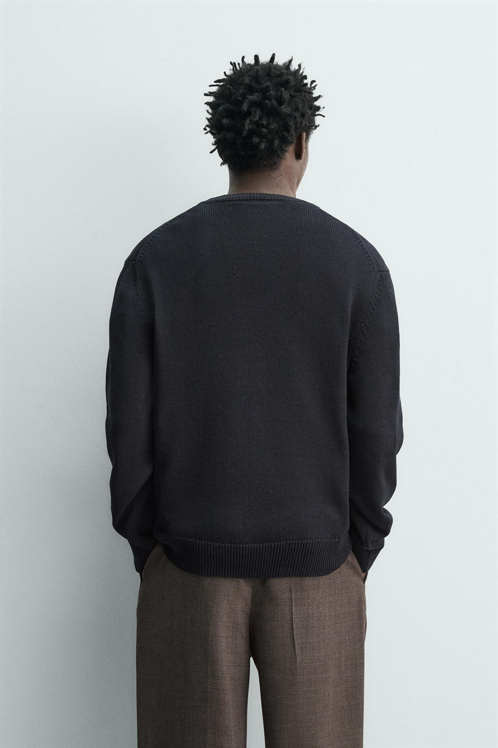 REGULAR FIT COTTON JUMPER - Zara фото 3