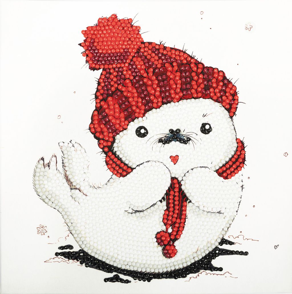 Кристальная (алмазная) мозаика ФРЕЯ ALBP-264 постер Белёк 20 х 20 см