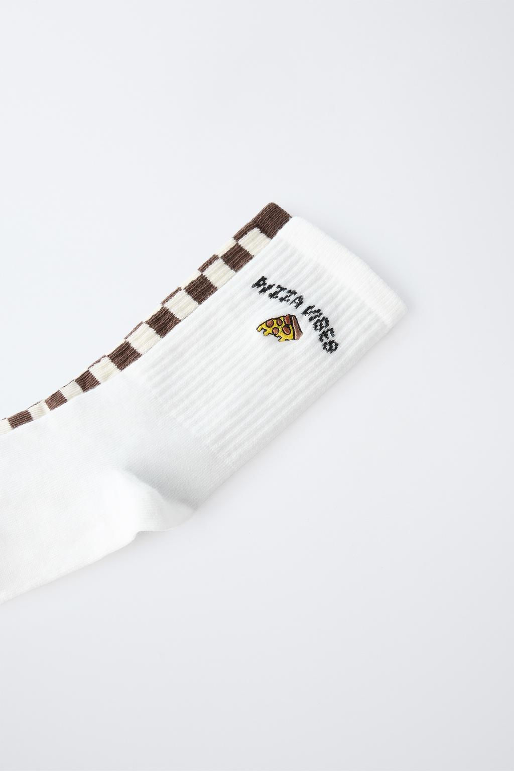 TWO-PACK OF PRINTED SOCKS - Zara фото 2