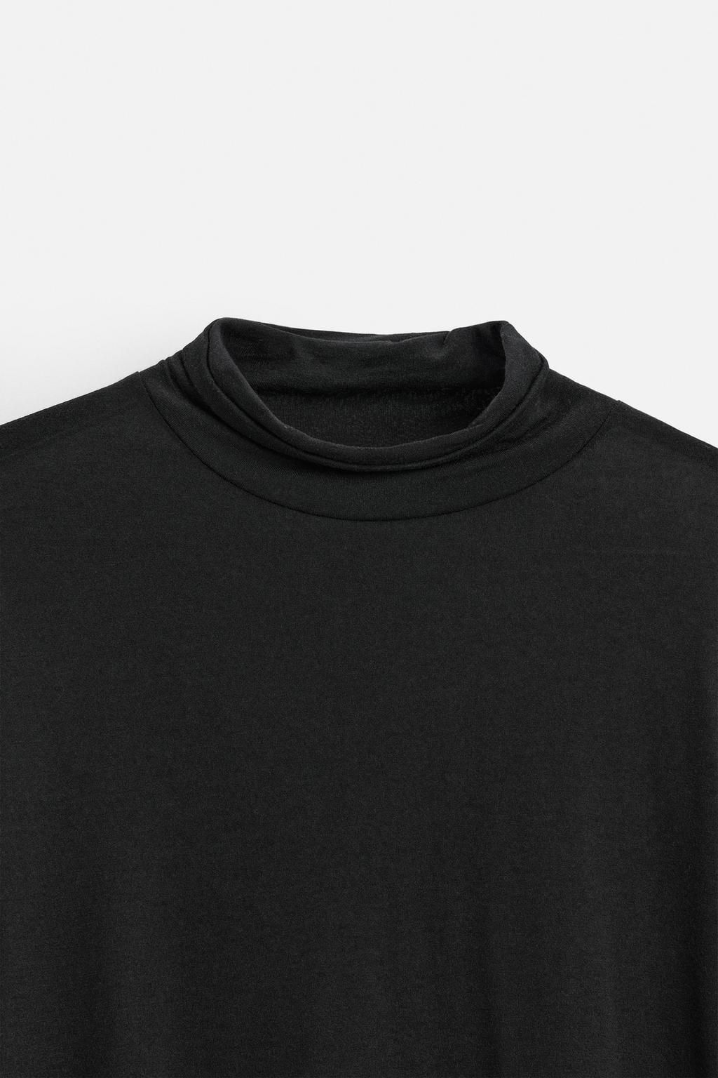 LYOCELL - WOOL T-SHIRT - Zara фото 8
