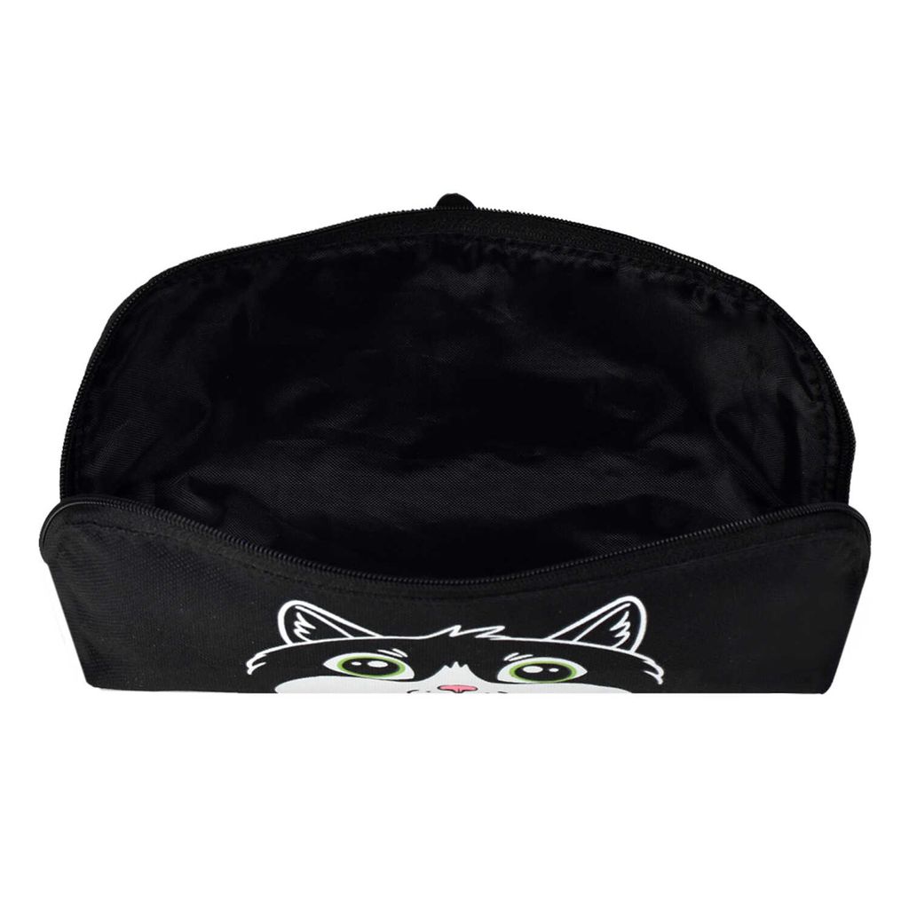 Пенал школьный, арт.58020/ 24 КОТ (без наполнения, 22x10x5,5 см, полиэстер, молния, шелкография, ПЭТ