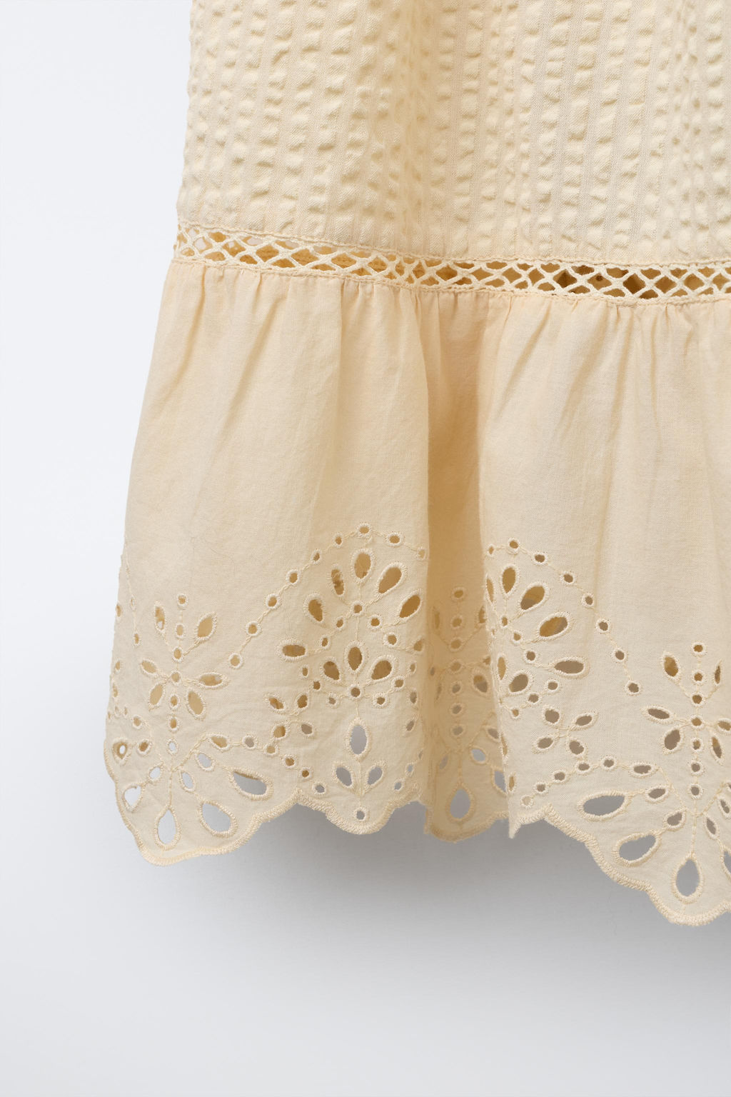 FALDA LARGA PANELES SCHIFFLY / Mantequilla - Zara фото 6