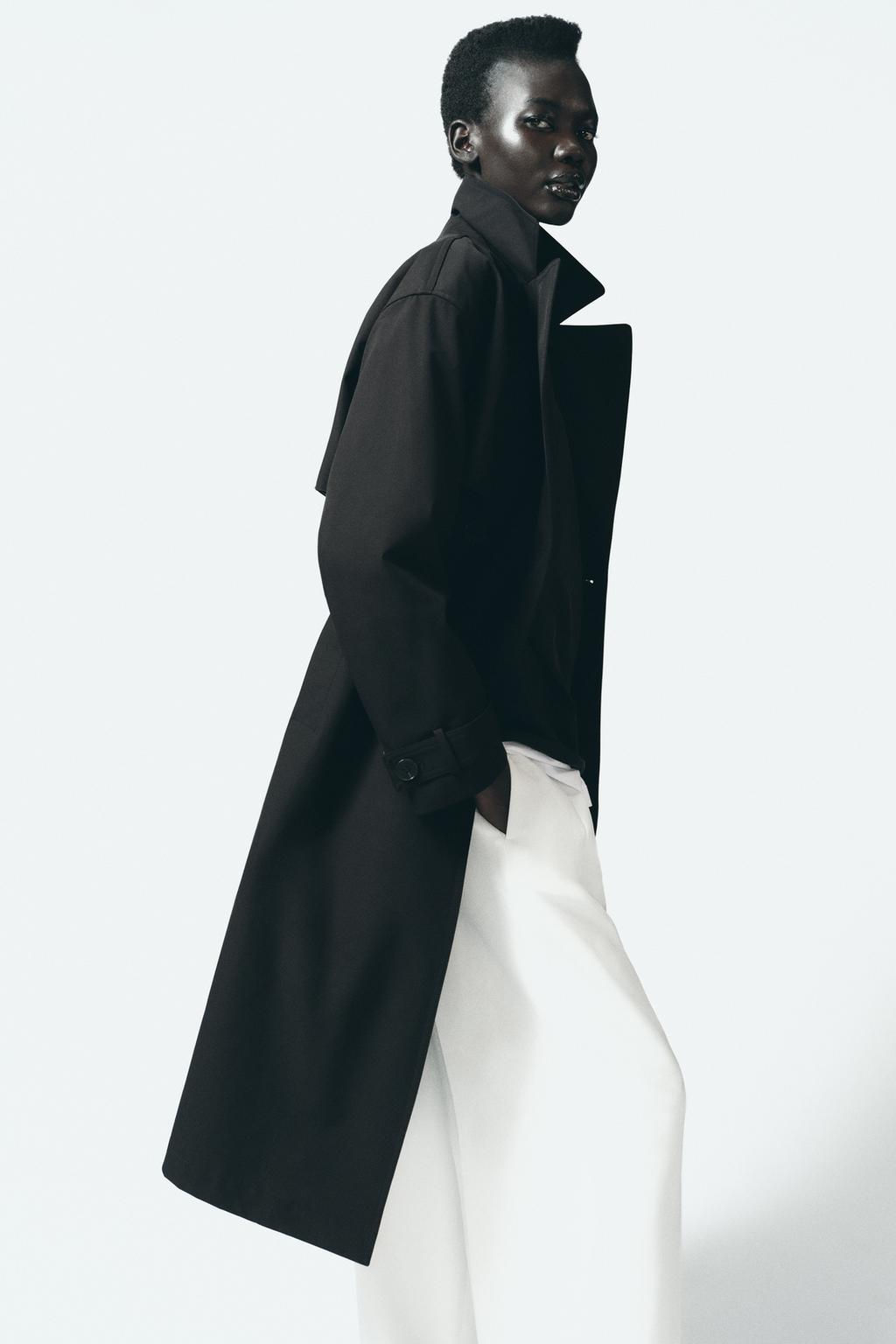 WATER-REPELLENT TRENCH COAT WITH BELT - Zara фото 5