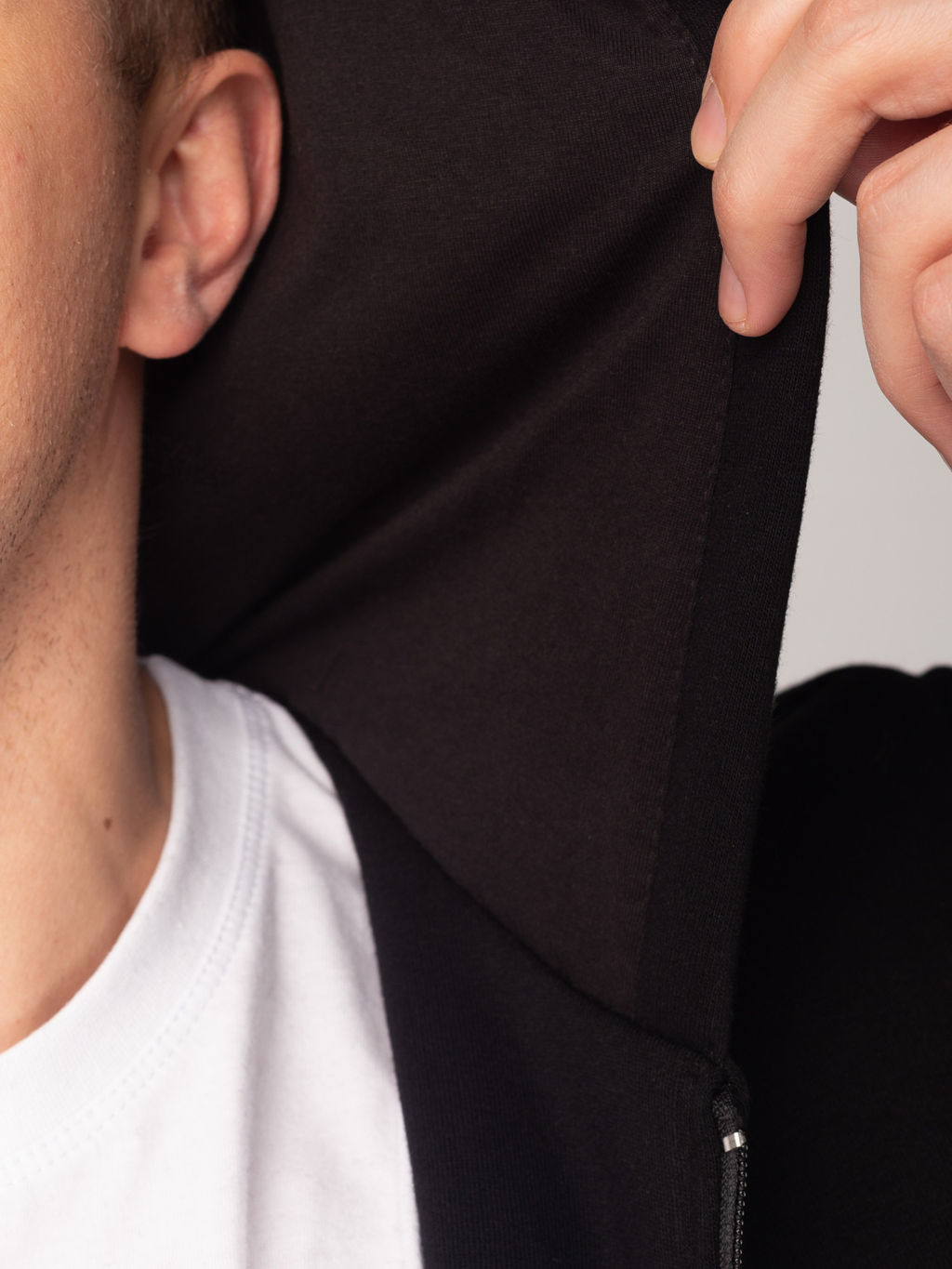 Толстовка мужская футер 3-х нитка начес пенье БАРС ЧЕРНЫЙ - Домтрик фото 10