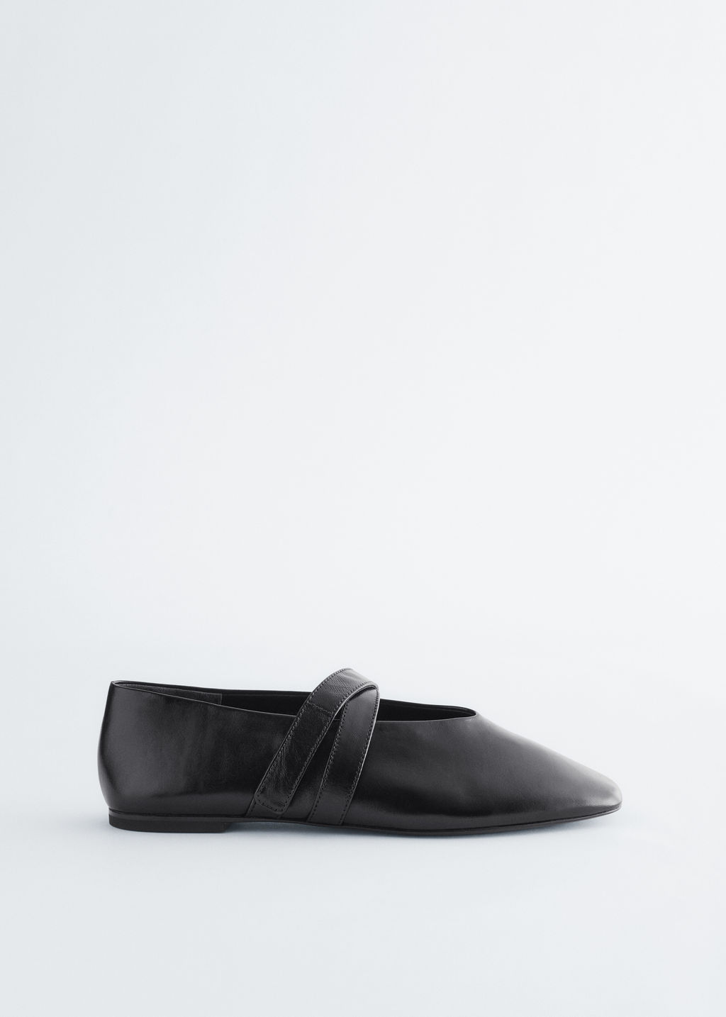 Bailarinas de cuero con tiras cruzadas - H&m фото 2