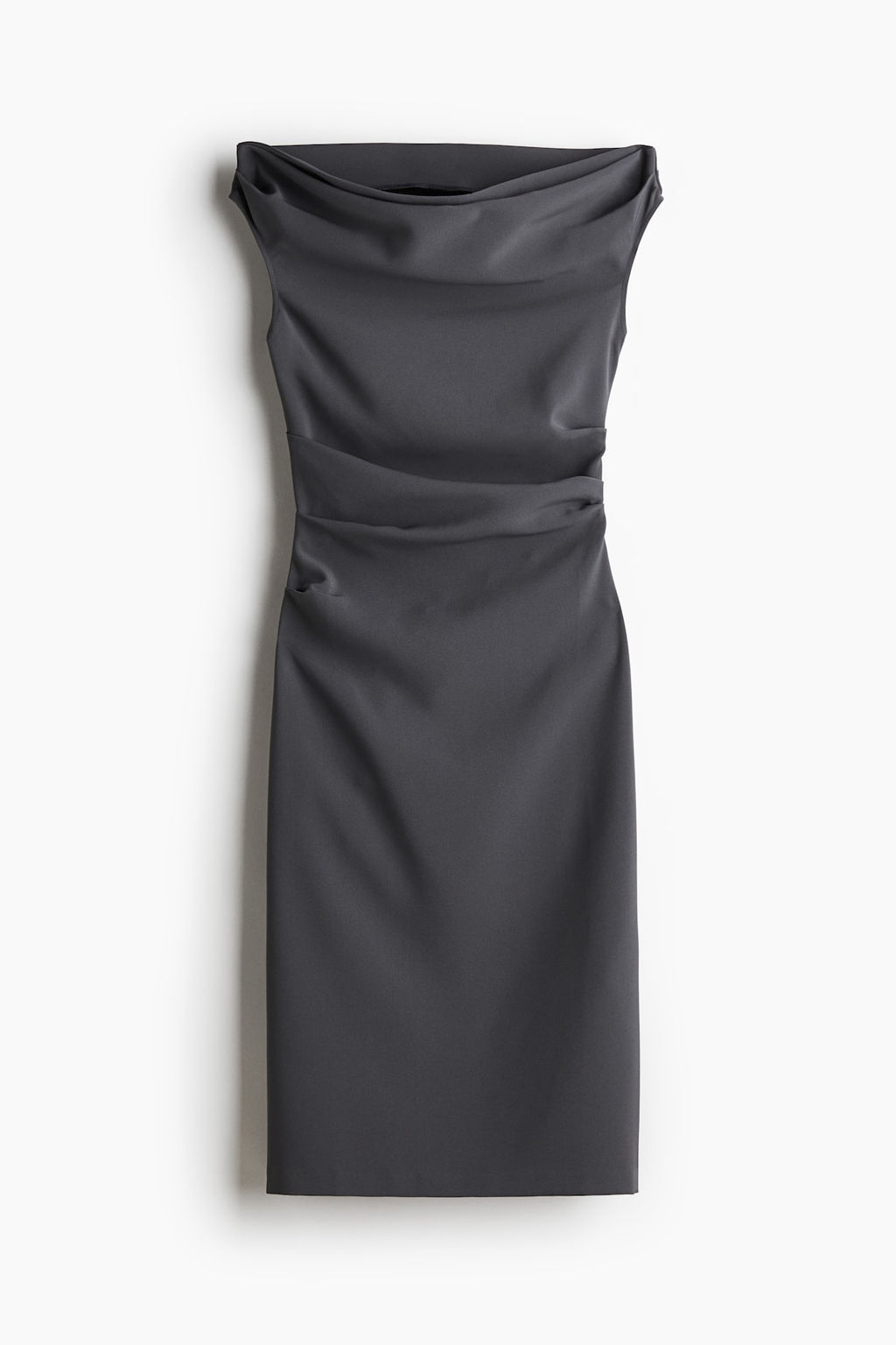 Vestido drapeado de sarga - H&m фото 6