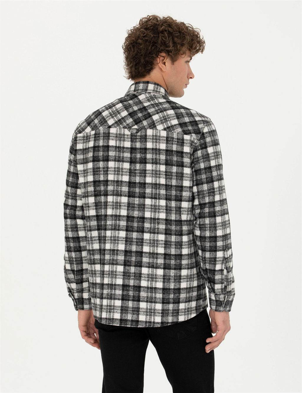Siyah Oduncu Oversize G_mlek - Pierre cardin фото 5