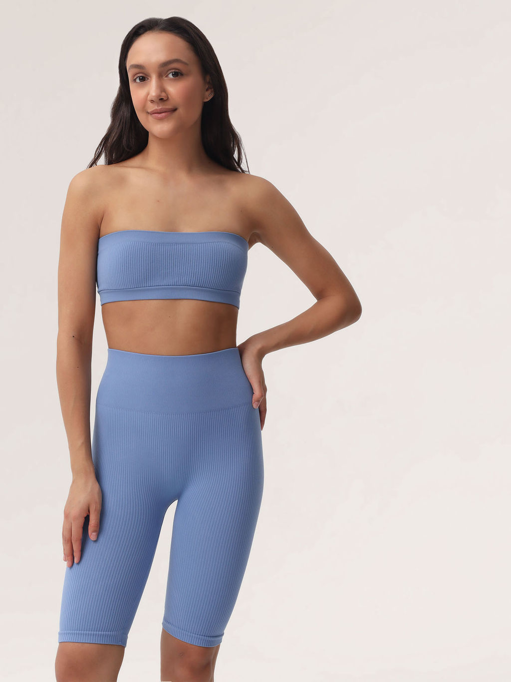 MY Топ женский BU105 TOP BANDEAU RIB(1/100)