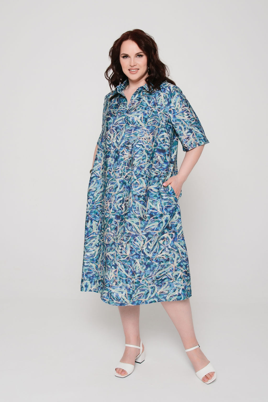 штапель 100% вискоза Платье - Prima linea фото 3